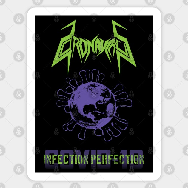 Coronavirus Infection Perfection Sticker by EmrysDesigns